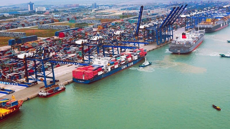 Guangzhou Harbor, China